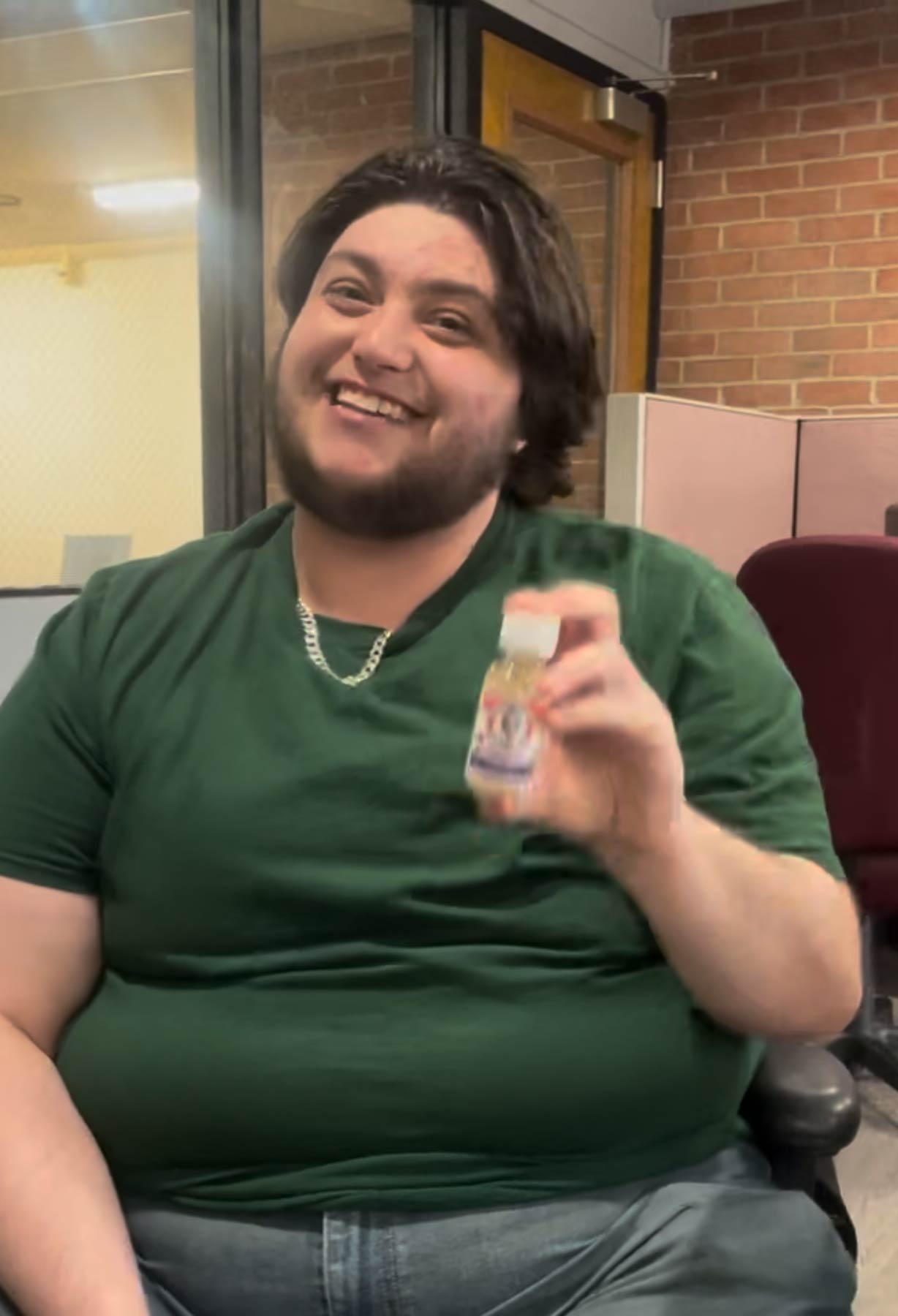 Video testimonial thumbnail